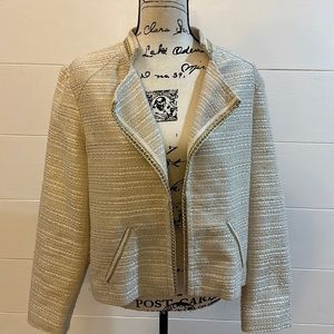 Chico’s Short Waisted Jacket, Size Chico 2/Reg 14